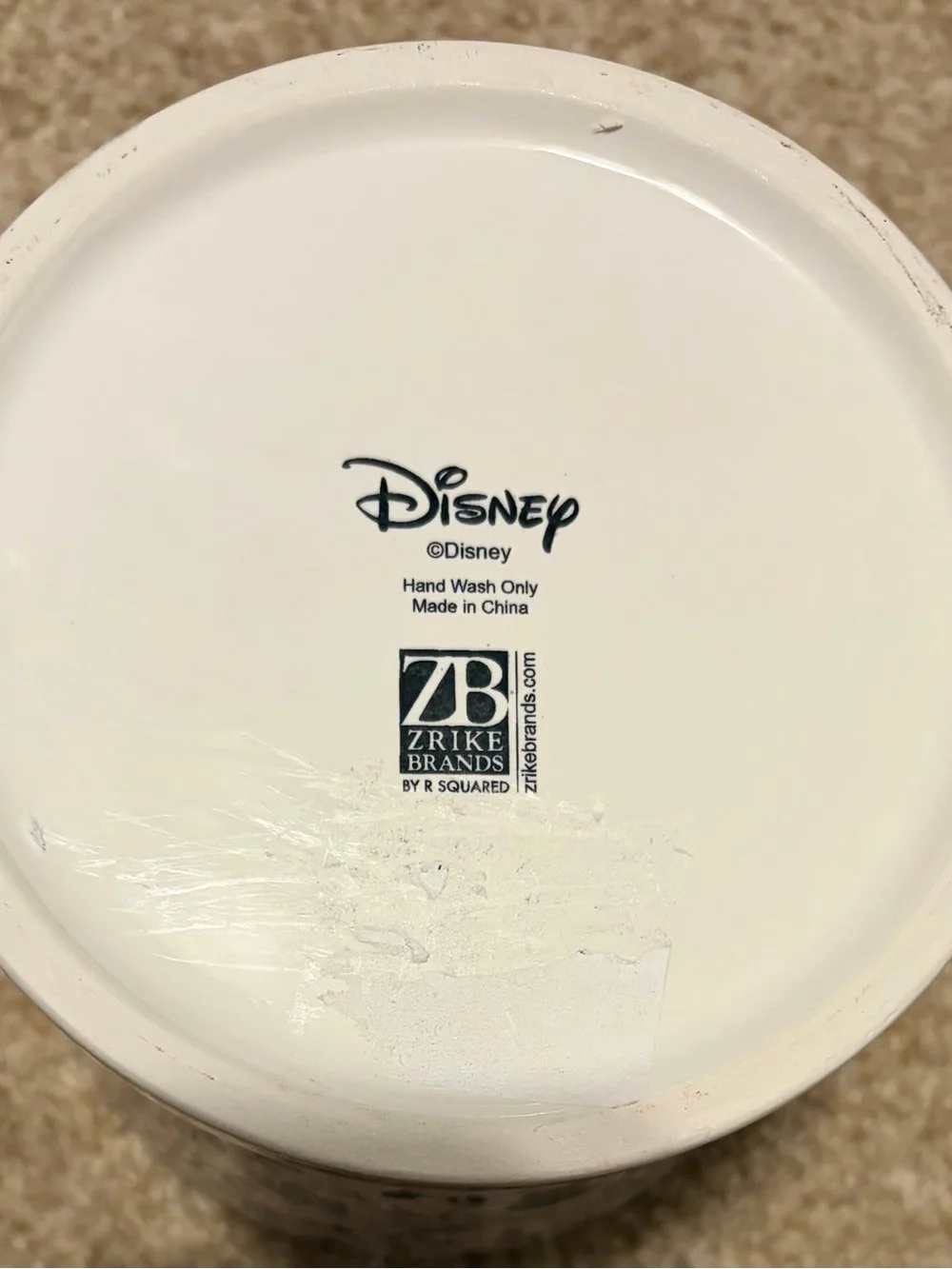Disney Mickey Mouse Ceramic Floral Flower Pot NWT